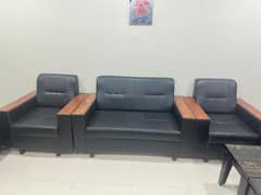 7seater leather poshish soffa