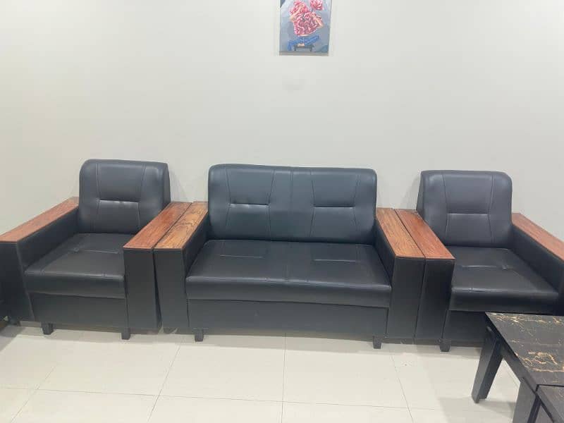 7seater leather poshish soffa 0