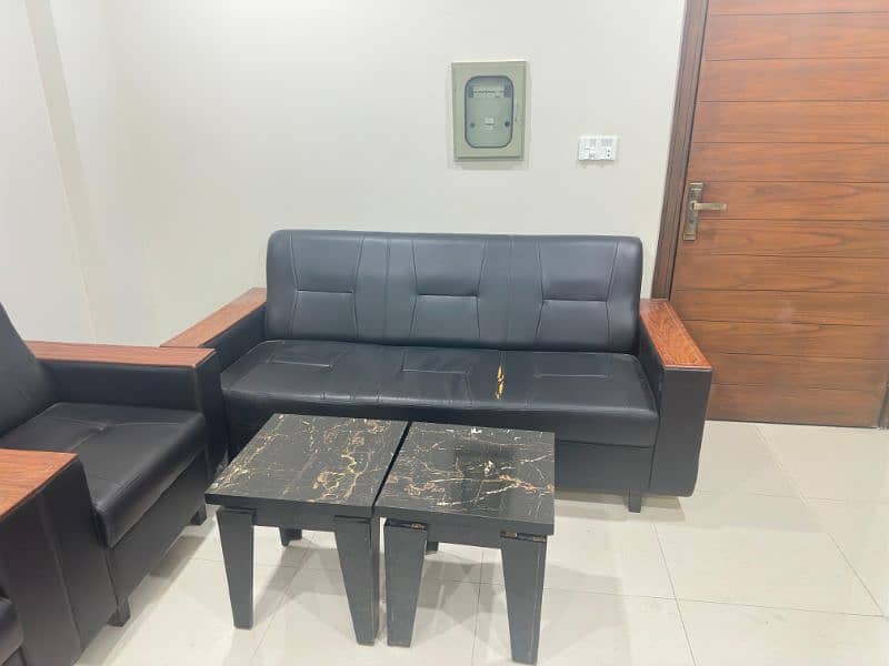 7seater leather poshish soffa 1