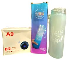 Water Bottle and Mini Camera HD quality deal of 2