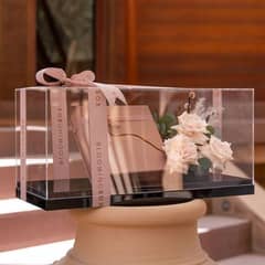 Large Acrylic Cake boxes/Wedding box (03021466006)