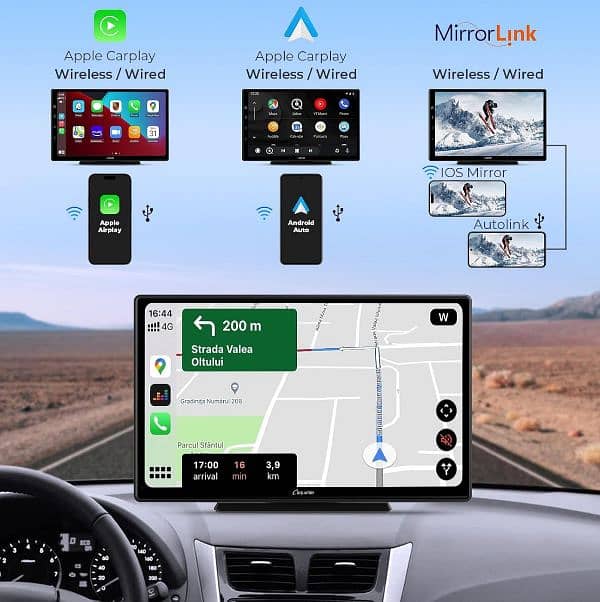 Carpuride 2022 Newest 9 inches Wireless Carplay & Android Auto Car 0