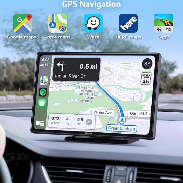 Carpuride 2022 Newest 9 inches Wireless Carplay & Android Auto Car 3