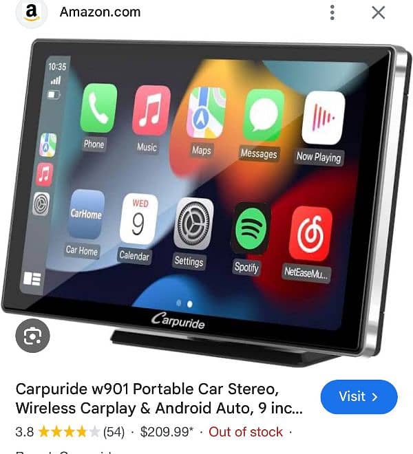 Carpuride 2022 Newest 9 inches Wireless Carplay & Android Auto Car 7