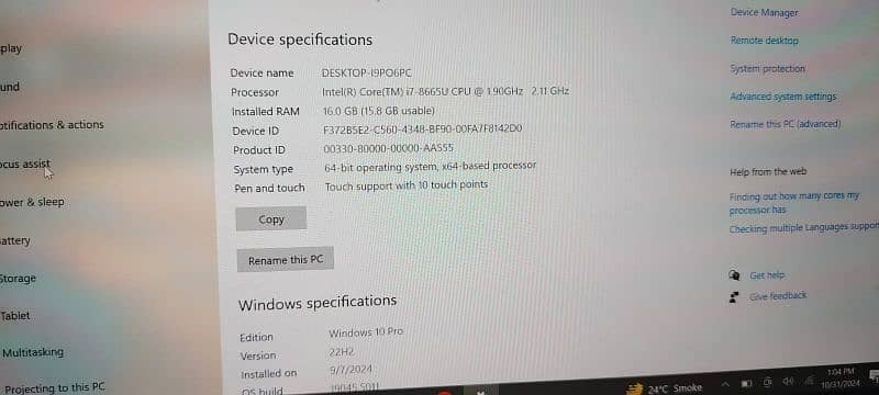 Dell 7400 i7 8th 16gb 256ssd for sale Laptop 4