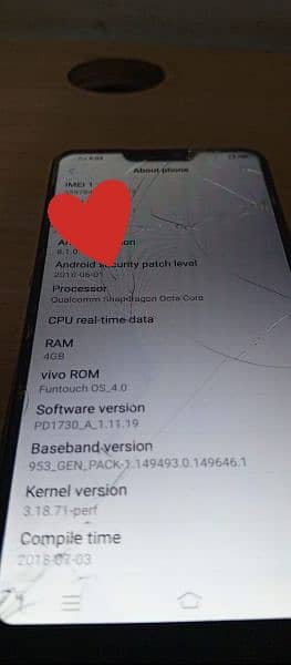 Vivo V9 ( Y85 )  4/64 3