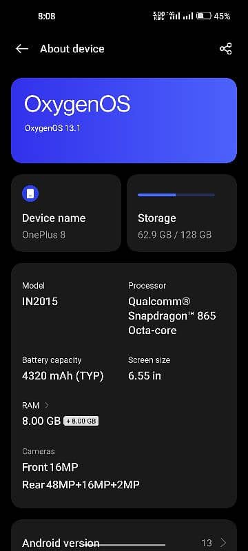 OnePlus 8 0