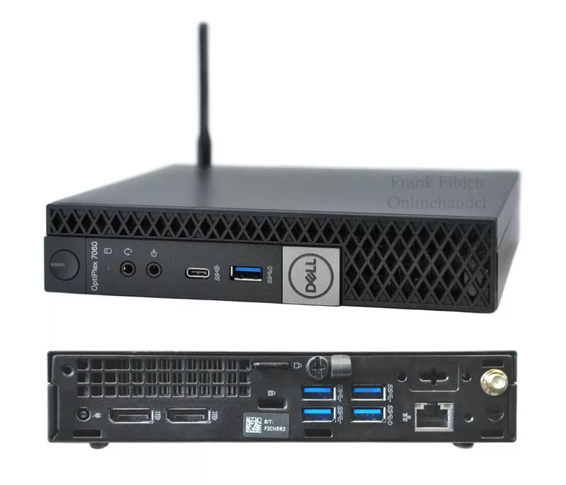 Dell Optiplex 7060 Mini Pc 8TH GEN I7 8700 65W 16Gb Ddr4 256GB M2 0