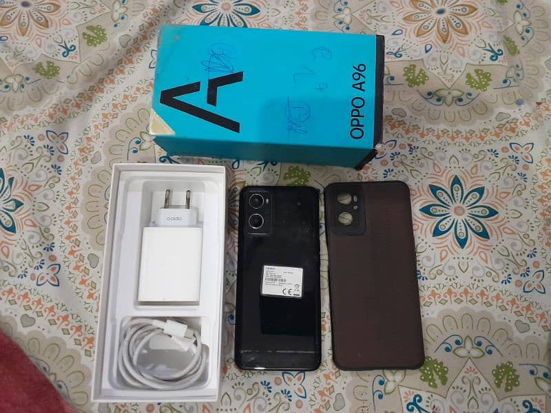 Oppo A96 8-128 Best Camera 5000mah complete box 1