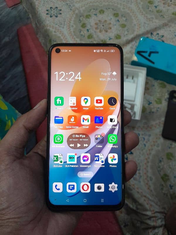 Oppo A96 8-128 Best Camera 5000mah complete box 3