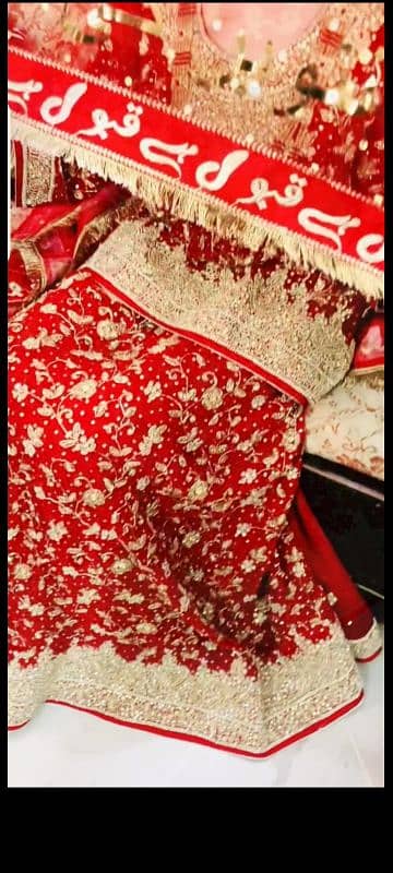 bridal lehnga red colour medium size 1