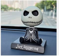 Jack Skellington Bobble Shaking Head Skeleton Action Figure Car Toy