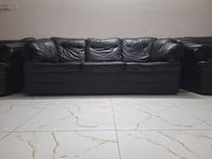 7 Seater American Leather Sofa For Sale