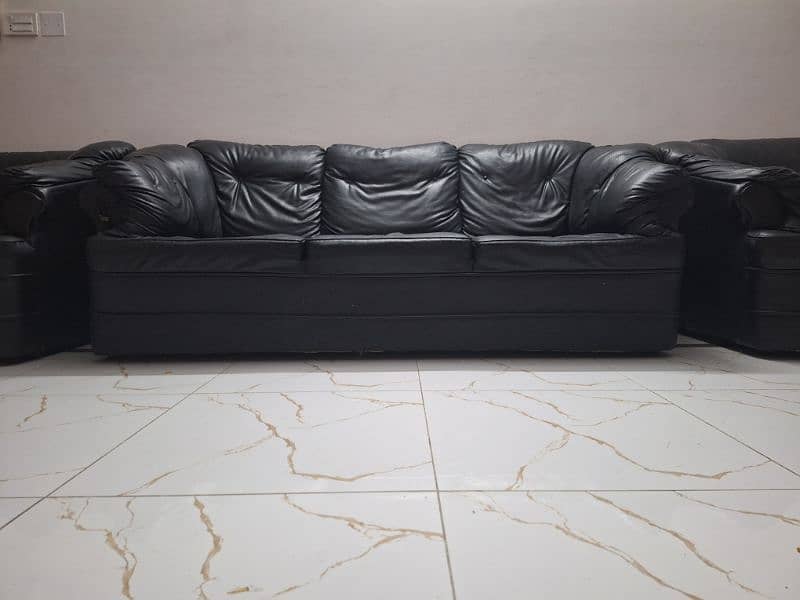 7 Seater American Leather Sofa For Sale 0