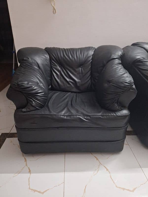 7 Seater American Leather Sofa For Sale 1