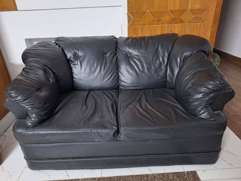 7 Seater American Leather Sofa For Sale 2