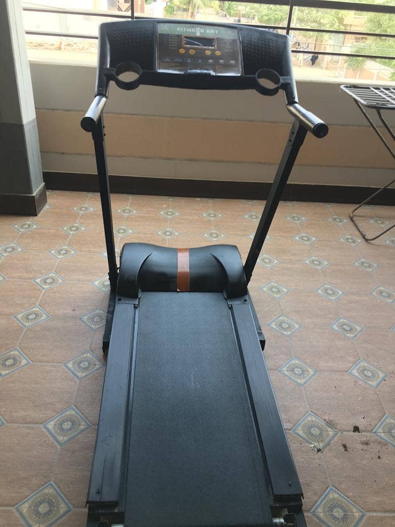 Black Colour Treadmill 1