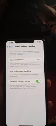 iPhone X max 256gb  black 10 by 10 candish