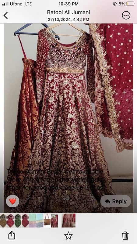 Teena Durrani Bridal Dress 1