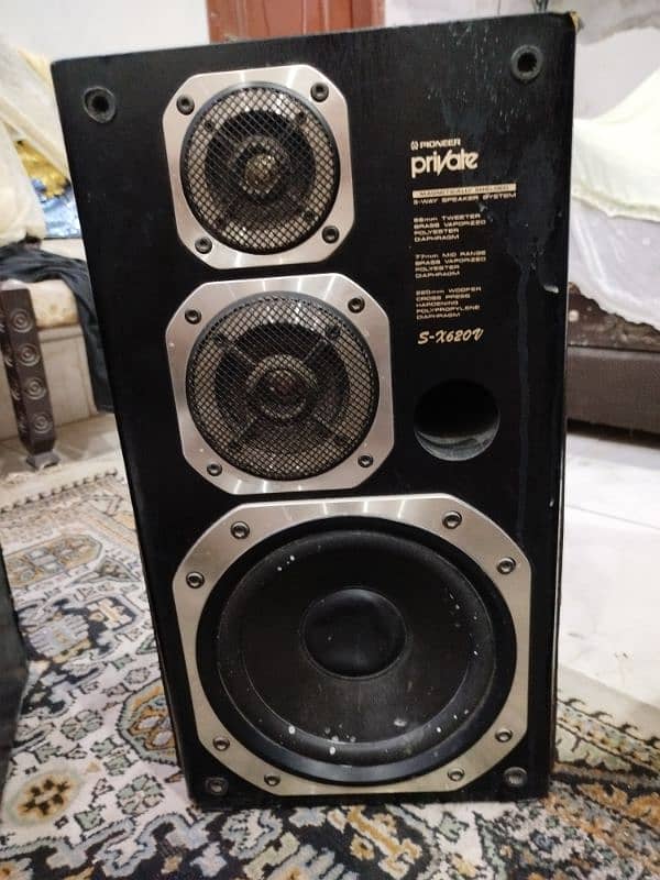 Pioneer Original Private Speakers And Sony Xplod Subwoofer Original 1