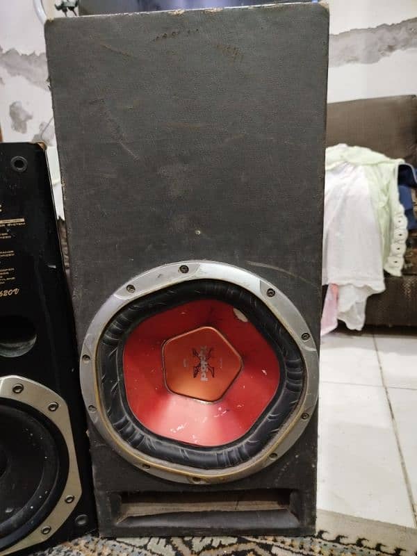 Pioneer Original Private Speakers And Sony Xplod Subwoofer Original 3