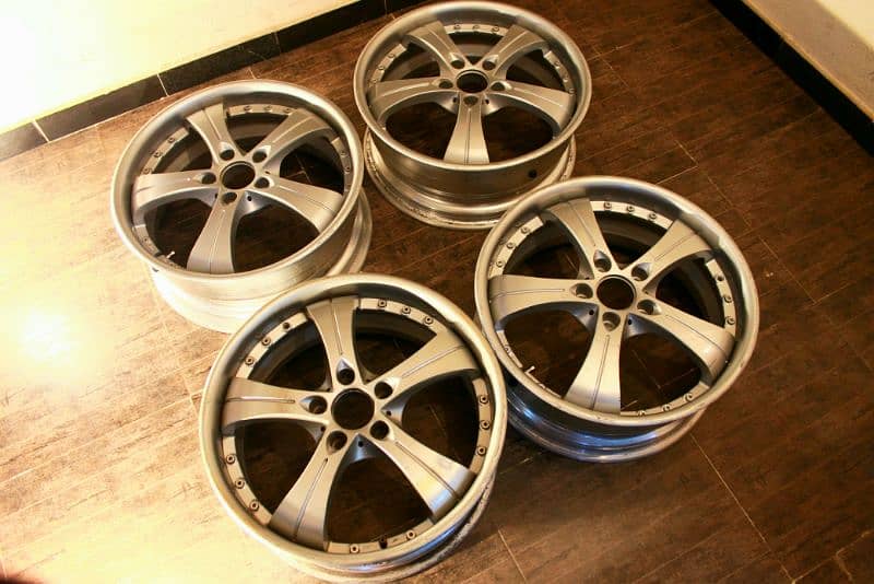 Original WEDS BELLONA WAS 18 INCH 5×114 7.5jj 2 PIECE 0