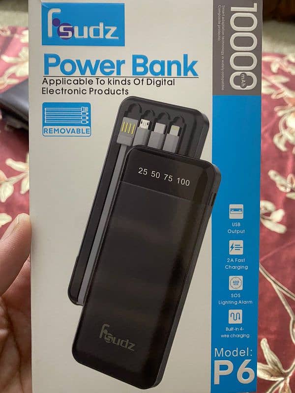 Power Bank Fsuds P6 Model 10000MAH 4