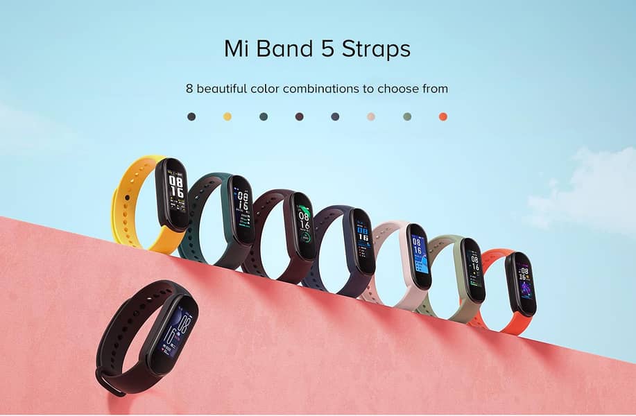 Straps for Mi Band 3,4,5,6,7,8,9 - All Mi Sports Fitness Band models 4