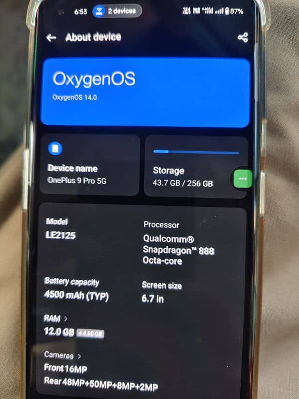 oneplus 9 pro brand new condition lash condition 2