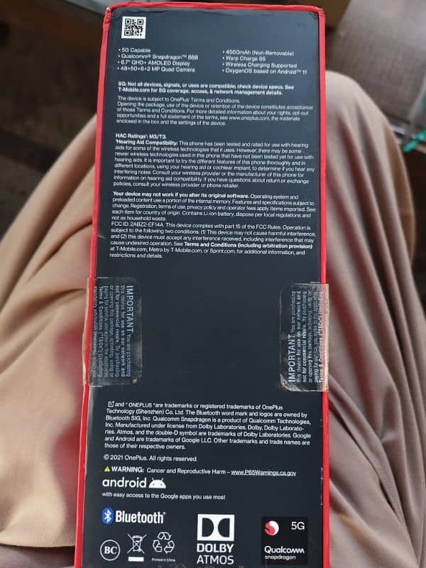 oneplus 9 pro brand new condition lash condition 4