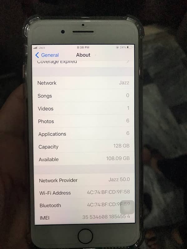 iPhone 7 plus 128gb PTA approved 7