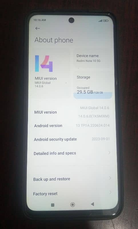 Redmi note 10 5g 2