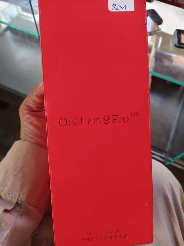 brand new only box open oneplus 9 pro 12256gb globel dual SIM approved 5