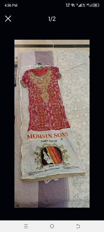 Mohsin son branded bridal maxi 50k wali 15k mai lay jaya. 0