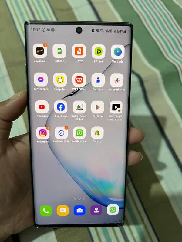 SAMSUNG NOTE 10+ 5G pta approved. 2