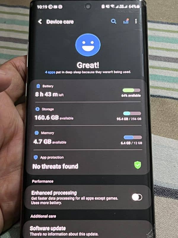 SAMSUNG NOTE 10+ 5G pta approved. 7