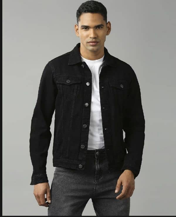 denim jacket for mens casual style export quality winter fabric. denim 2