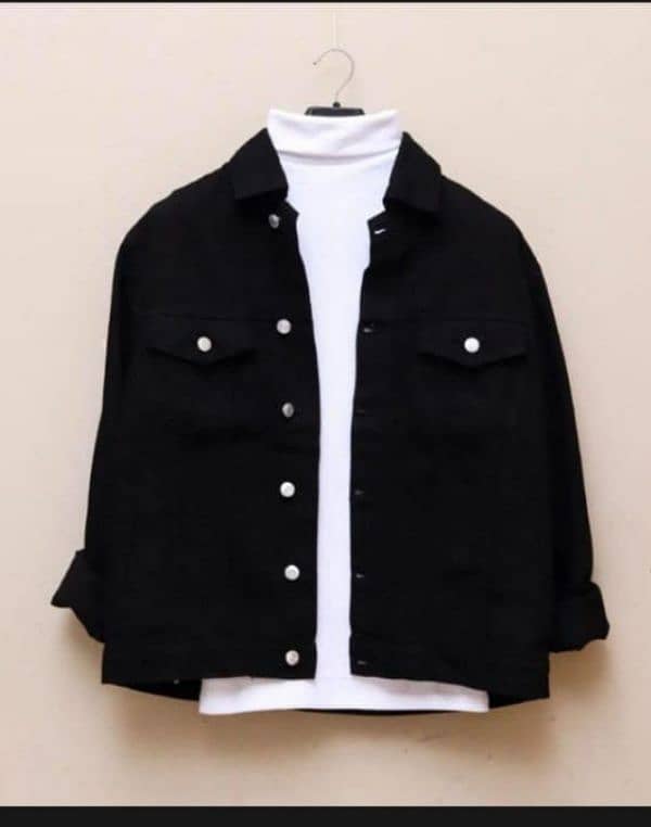 denim jacket for mens casual style export quality winter fabric. denim 5