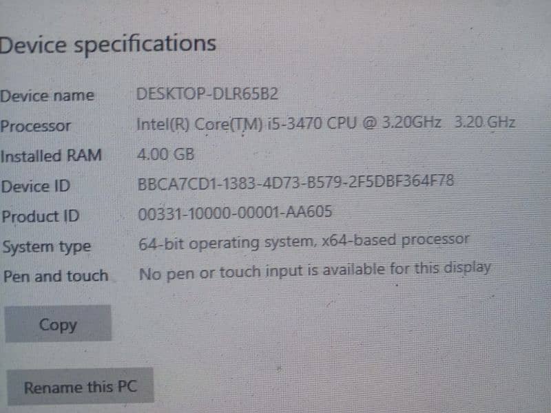 Dell core i5 3 gernation 4gb With SSD for sale urgent 2