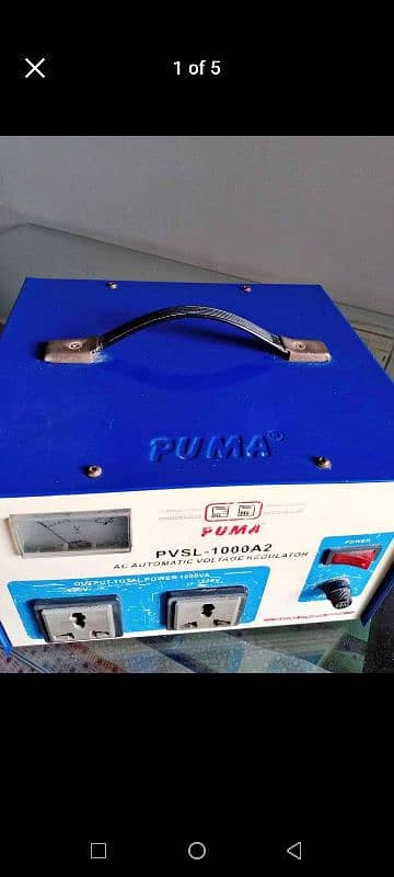 Puma Branded Automatic voltage stabilizer survo motor drive. 3