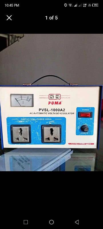 Puma Branded Automatic voltage stabilizer survo motor drive. 4