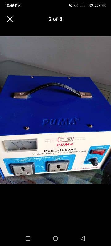 Puma Branded Automatic voltage stabilizer survo motor drive. 5