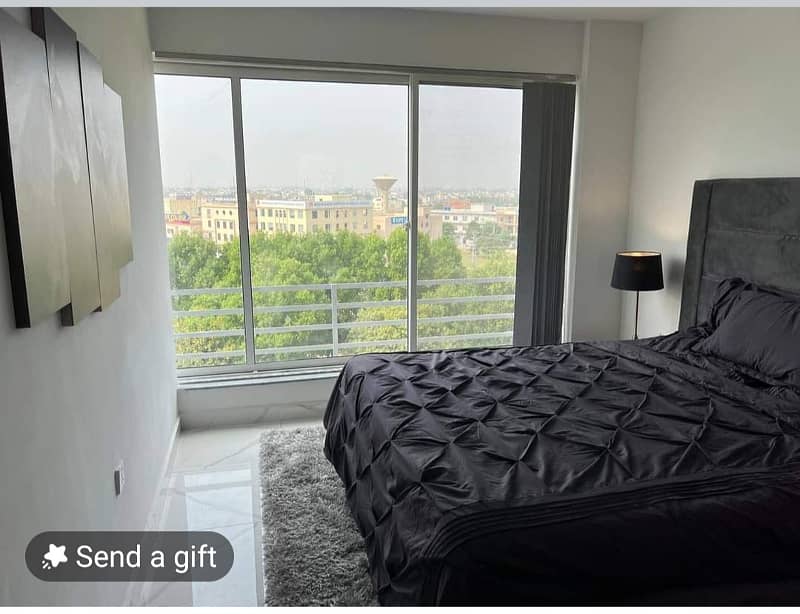 1 Bedroom VIP Full furnish flat per day available in Bahria town Lahore 12