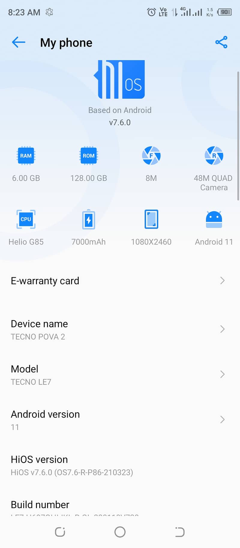 tecno pova 2 5