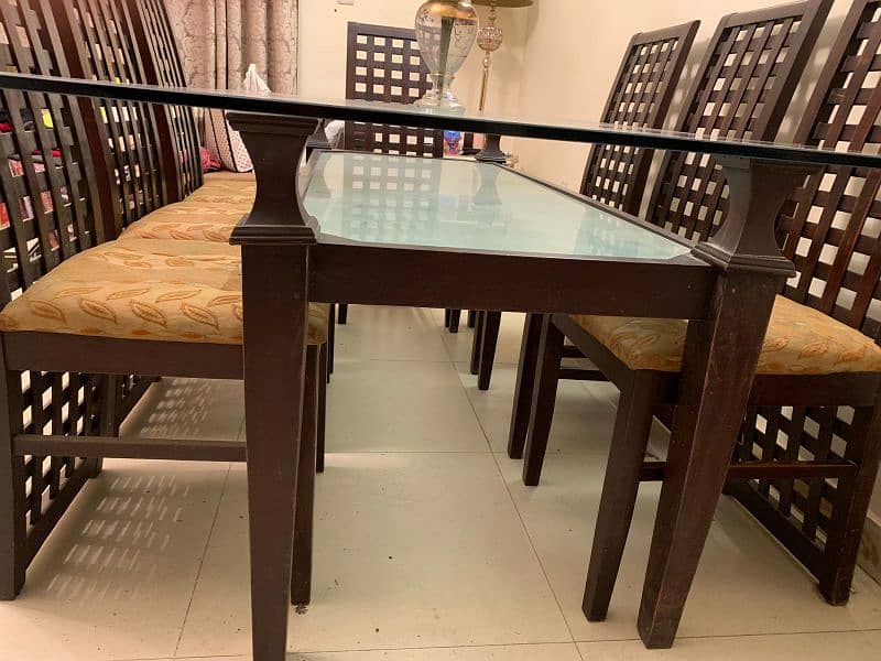 DESIGNER STYLE DINING TABLE with 8 Chairs 3