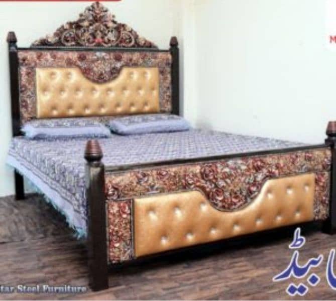 Iron double bed 14