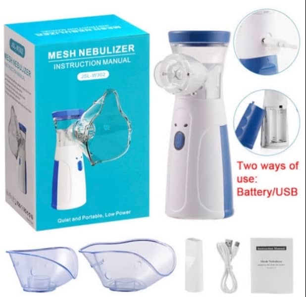 Portable Nebulizer Machine - USB Nebuliser Rechargeable 0