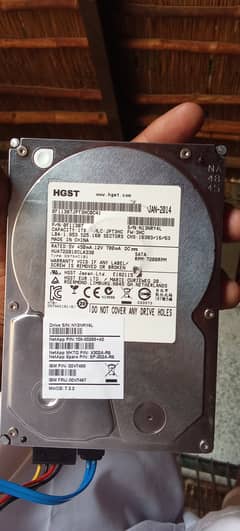 Hard drive 1TB HGST made by Japan