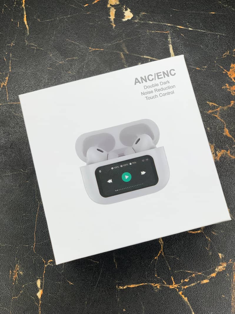 A9 Pro Airpods/Touch Screen ANC/ENC/Touch Control /Wireless Earbuds 3