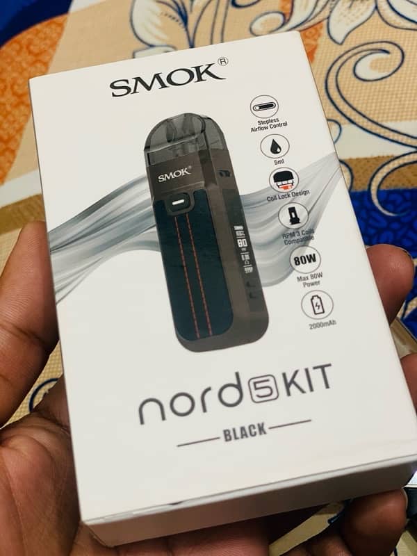 Smok nord 5 kit in box Pack and lush condition. 0